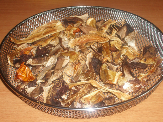 Сушеные грибы в аэрогриле